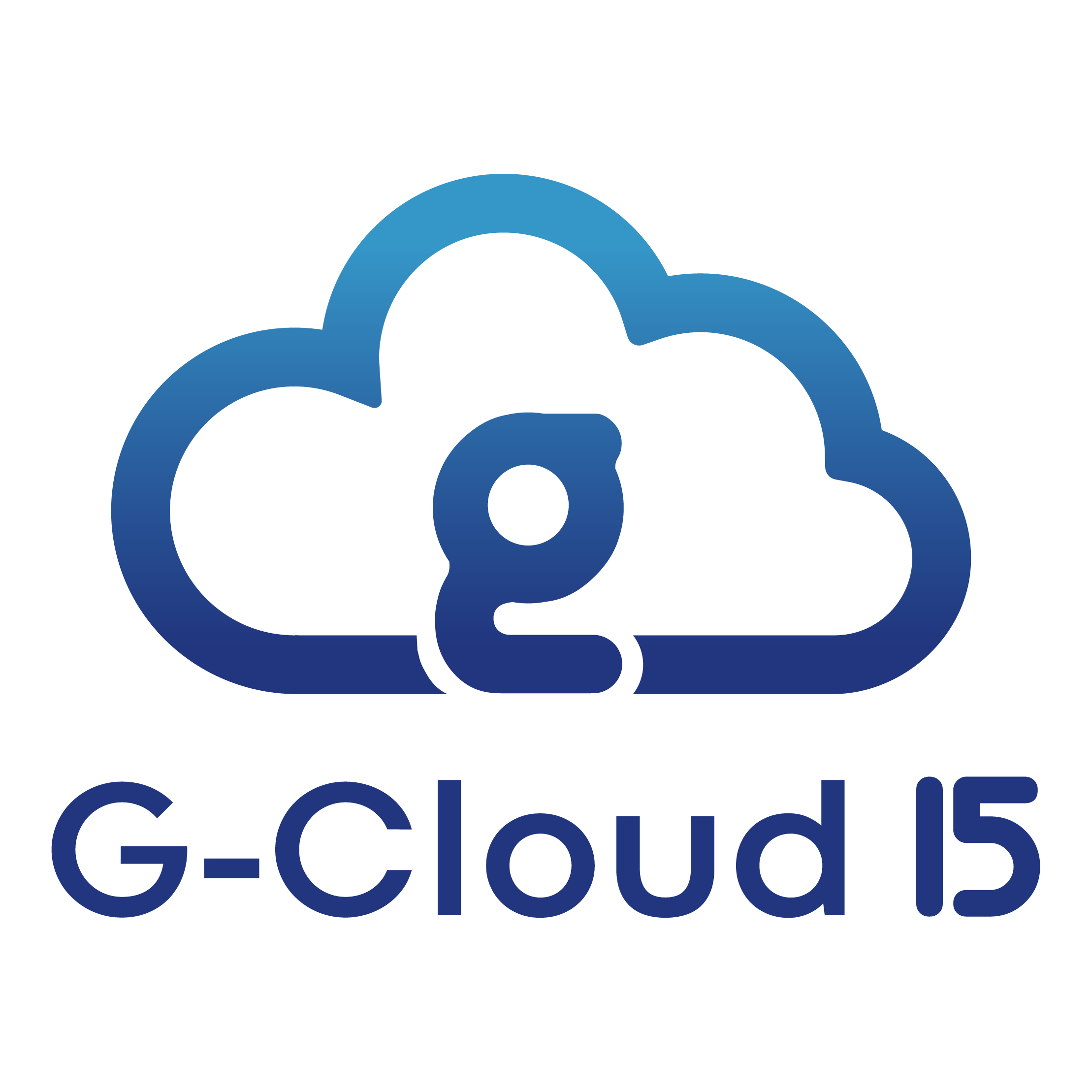 G-Cloud 15 logo, a blue cloud outline above the text 'G-Cloud 15'.